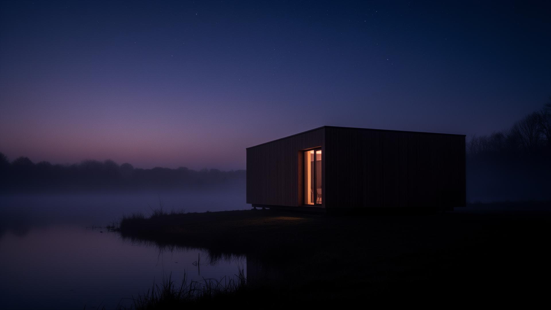 YOUCUBE Modul bei Nacht